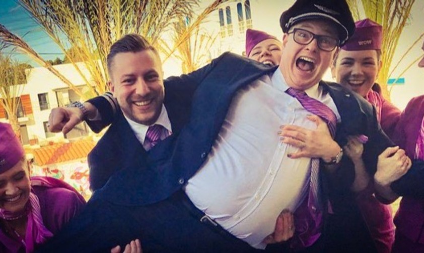 Crew von Wow Air in Los Angeles: Die Airline baut ein Busines-Angebot auf.