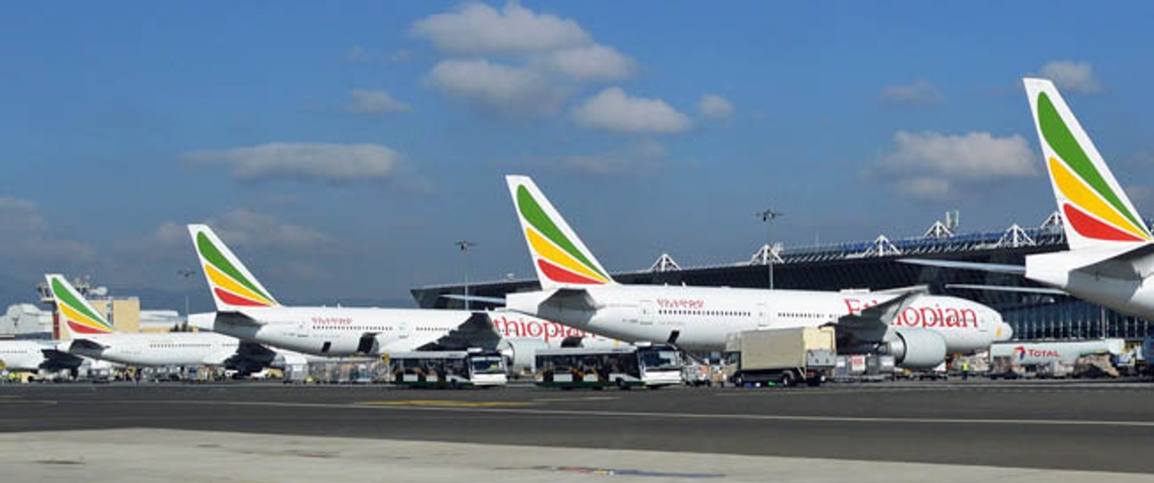 5. Flüge zwischen Äthiopien und den Vereinigten Arabischen Emiraten: +9,5 Prozent pro Jahr (im Bild: Flughafen Addis Abeba).