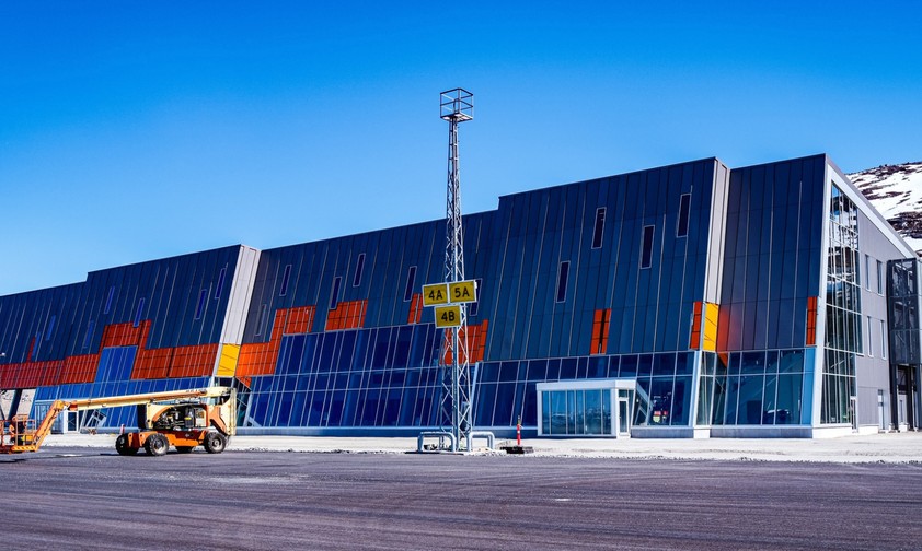 Neues Terminal des Flughafens Nuuk: Noch nicht freigegeben.