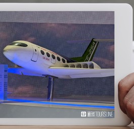 Das Modell der Comac CE-25A: China hat einen Batterie-Vorteil.