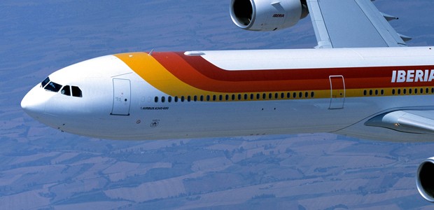 Airbus A340-600 von Iberia: Gefahr des Groundings.