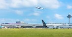 Boeing 787-9 von Lufthansa am Flughafen Singapore Changi: Die Montage zeigt, wie das aussehen könnte.