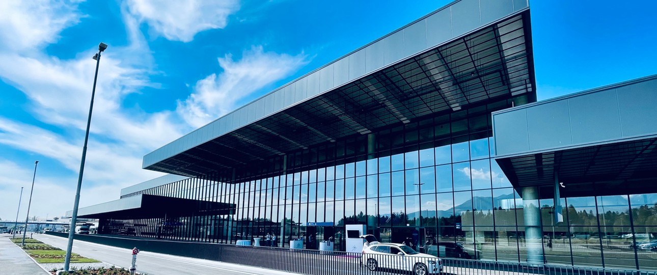 Das neue Terminal von Ljubljana: Höhere Kapazität und besserer Service.
