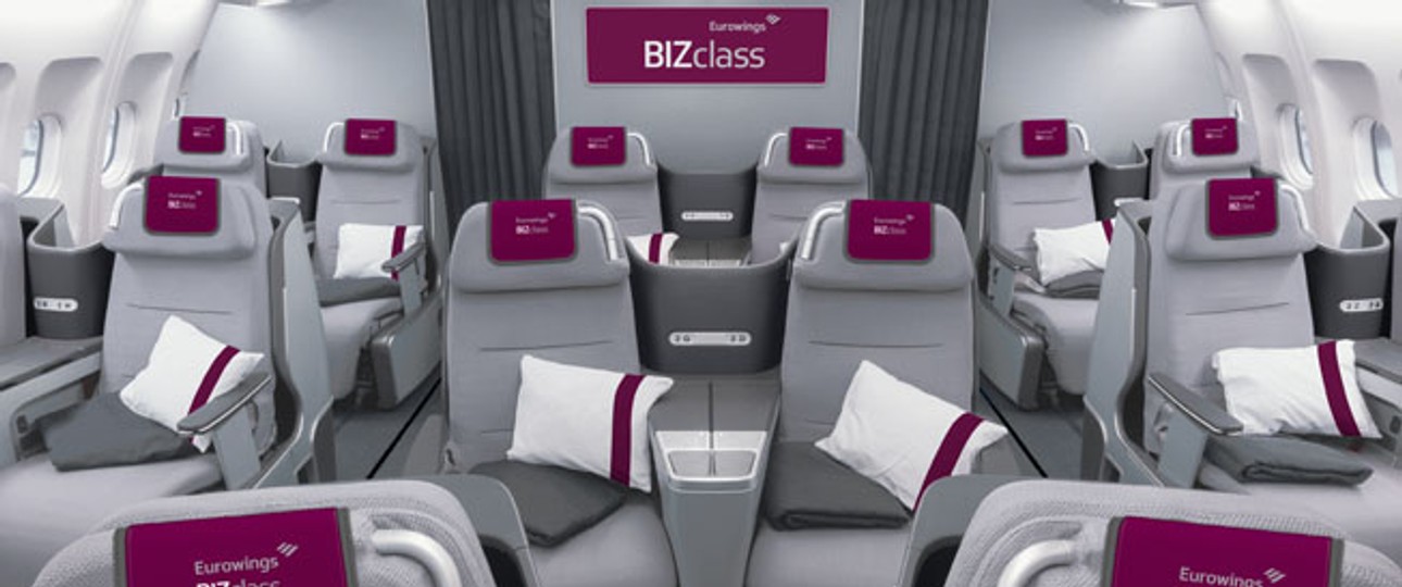 Die Business Class ist 2-2-2- konfiguriert.