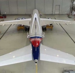 Eine Aeroflot-Maschine im Hangar: Die Fluggesellschaft hat 2022 mehr Flüge durchgeführt als im Vorjahr.