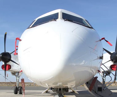 Bombardier Dash 8 Q400 von Jambojet: Die Fluglinie baut aus.