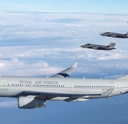 Airbus A330 der Royal Air Force: Tankflugzeug als Regierungsflieger.
