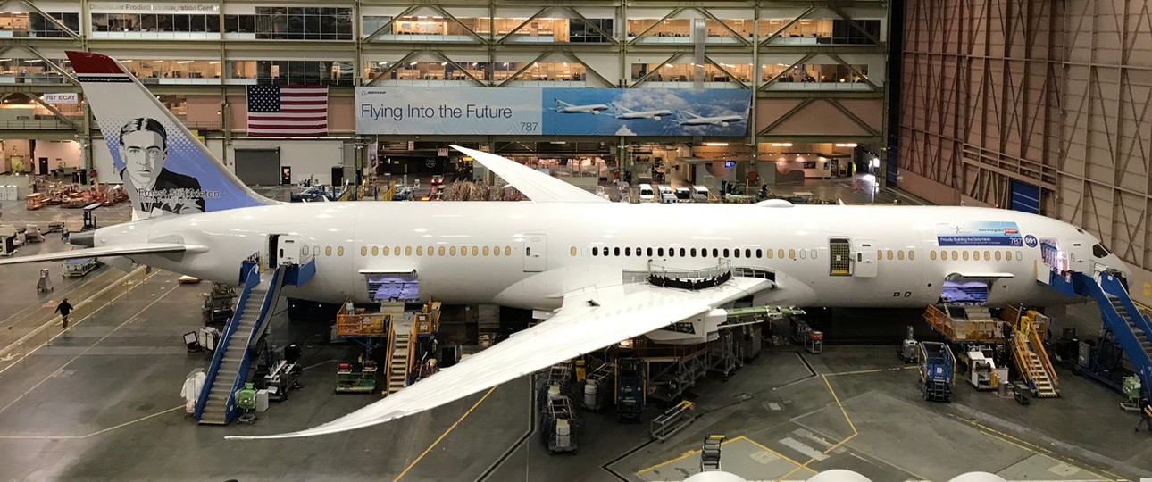 Dreamliner-Produktion in Everett: Das Werk baut künftig keine Boeing 787 mehr.