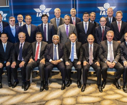 Vorstand der Iata: Eine Art Wimmelbild - wo sind die Frauen?