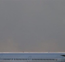 Airbus A321 von Lufthansa: Vom Blitz getroffen.
