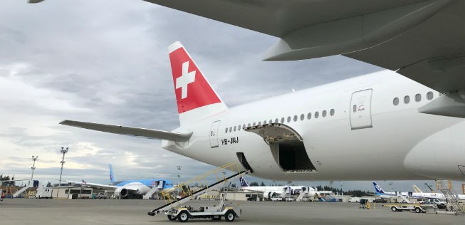 Swiss wählte das Modell auch wegen der großen Frachtkapazität.