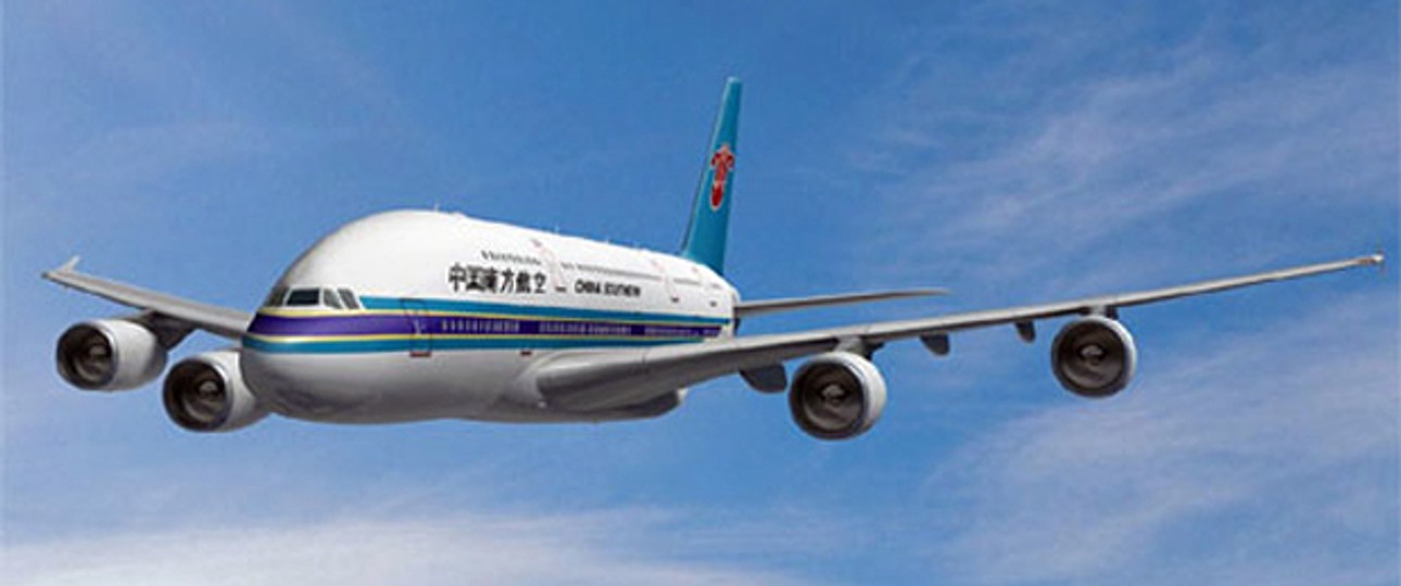A380 von China Southern: muss am Boden bleiben.