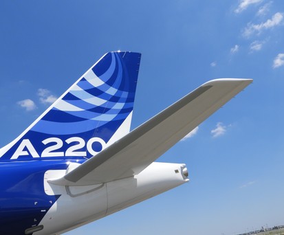 Airbus A220: Inzwischen eine solide Orderbilanz.
