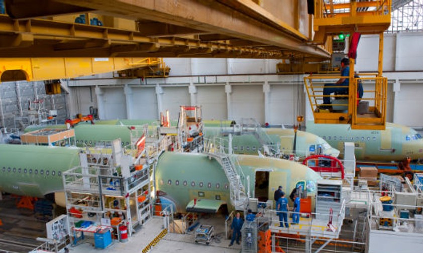 Werk in Tianjin: Hier werden A320 fertig gebaut.