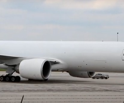 Kalitta Airs Boeing 777 F ist vorerst in Leipzig zu Hause