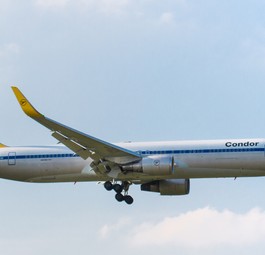 Boeing 767 von Condor: Exilkubaner könnten theoretisch in den USA gegen die Airline klagen.