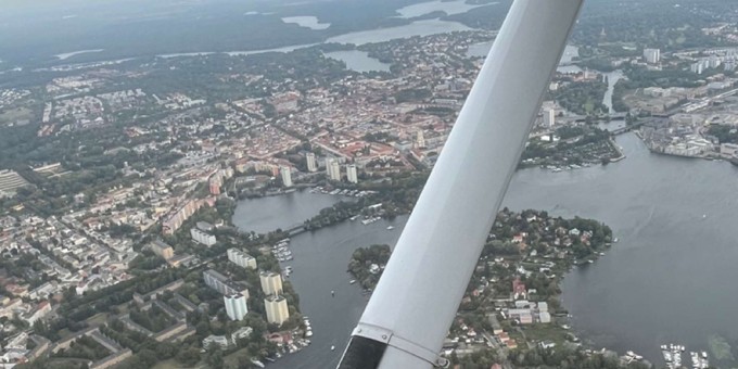 Potsdam aus der Vogelperspektive.