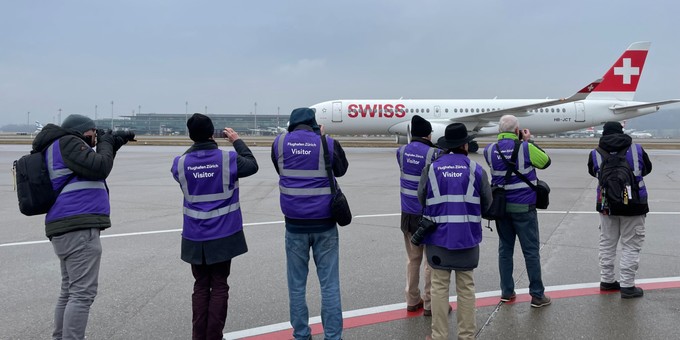 WEF Vorfeldtour am Flughafen Zürich
