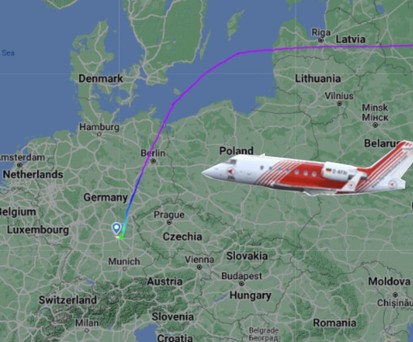 Mysteriöser Flug eines deutschen Businessjets nach Moskau