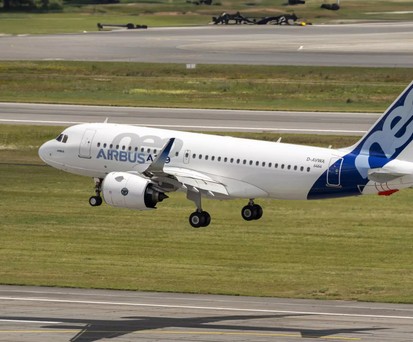 Airbus A319 Neo landet: Airbus bietet hat das Flugzeug aus der Verkaufspalette gestrichen.