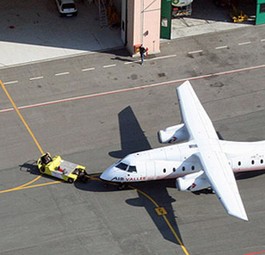 Flugzeug von Air Vallée: Derzeit müssen die Maschinen am Boden bleiben.