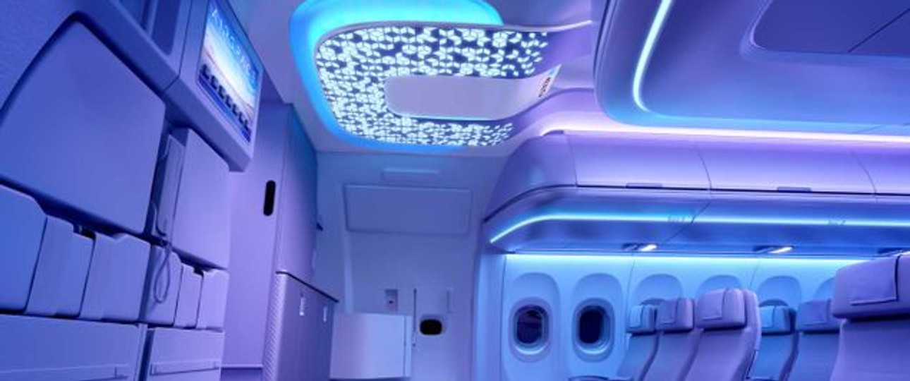 Schlaues Kabinenkonzept von Airbus: Der Sitz weiß, wie oft der Passagier aufs Klo muss.