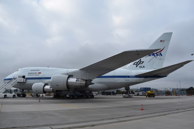Die inzwischen stillgelegte Sternwarte Sofia der NAsa und des DLR.