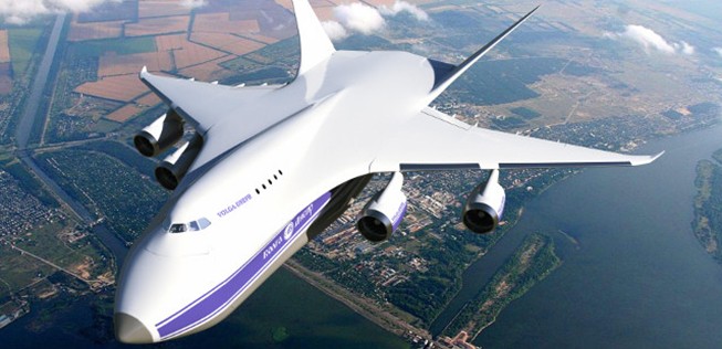 Frachter der Zukunft: So stellt sich Volga-Dnepr die Ruslan-Nachfolgerin vor.