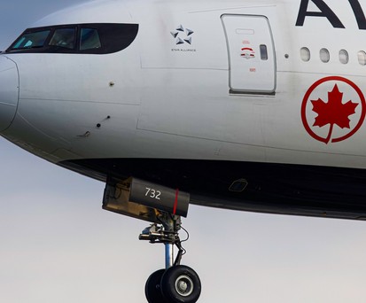 Flieger von Air Canada: Kanada erlebt einen Tourismusboom.