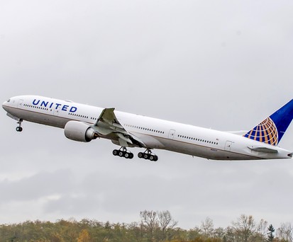 Boeing 777 von United Airlines: Ein Überflug wurde gestrichen.
