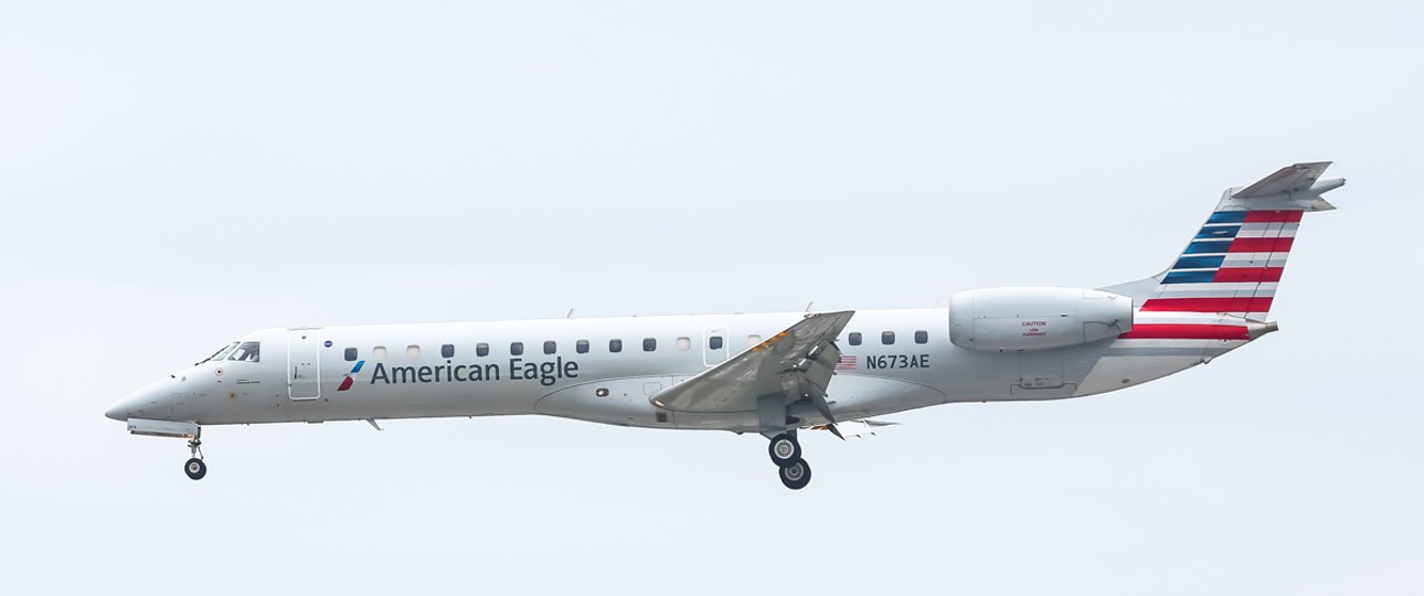Embraer 145 von American Eagle: Ein Flug musste wieder umkehren.