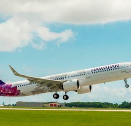 AIrbus A321 Neo von Hawaiian Airlines: Taufname Wiliwili.