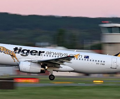 Airbus A320 von Tiger Airways: Bald ein Partner in Indien