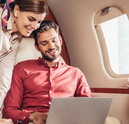 Millenials im Businessjet: Jüngere Generationen nutzen die Businessjets auch für den Urlaub.