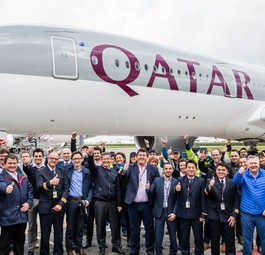 Das 250. Flugzeug: Am 20. März 2019 erreichte Qatar Airways die magische Marke.