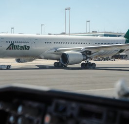 Flugzeug von Alitalia: Die Marke könnte ein Comeback erleben.