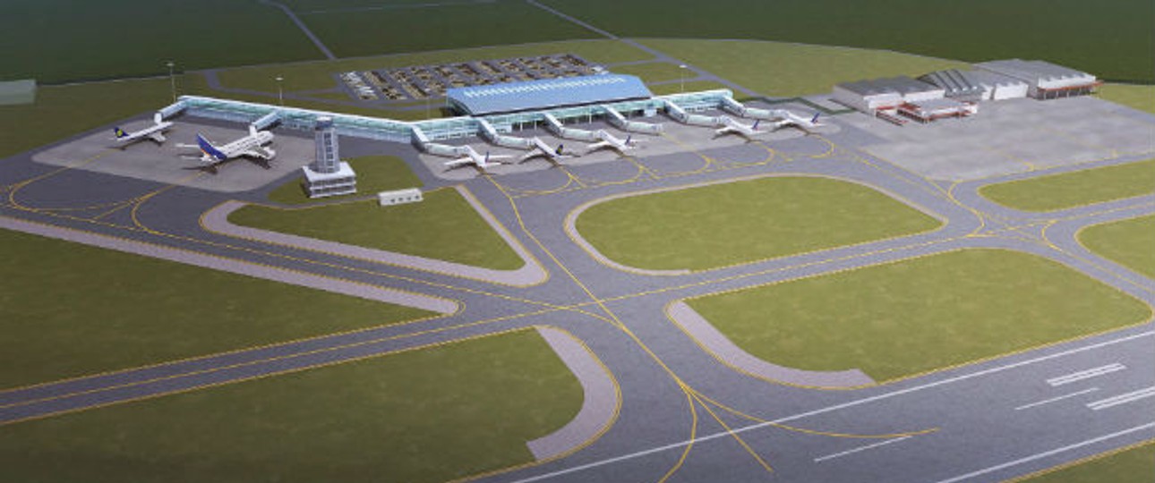 Cheddi Jagan International Airport: So soll der Flughafen von Georgetown später aussehen.