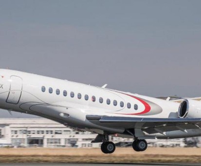 Falcon 5X bei einem Test: Die Entwicklung wird eingestellt.