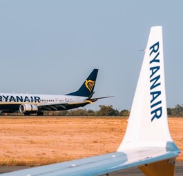 Boeing 737 von Ryanair: Bald in Saarbrücken zu sehen.