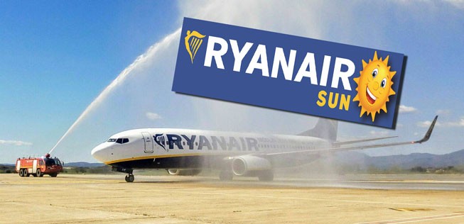 Logo von Ryanair Sun: Die Airline bekommt fünf Boeing 737-800.