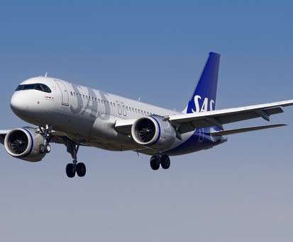 Airbus A320 Neo von SAS: Panne in Brüssel.