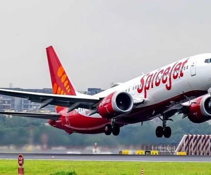 Boeing 737 von Spicejet: Airline-Chef Ajay Singh will  wieder hoch hinaus.