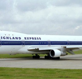 Boeing 747-100 von Highland Express: Die Airline hatte ein kurzes Leben.