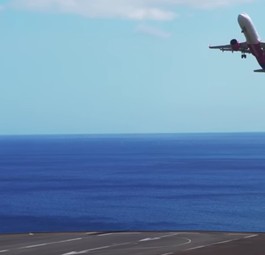Hier startet ein Airbus A321 Neo richtig steil durch