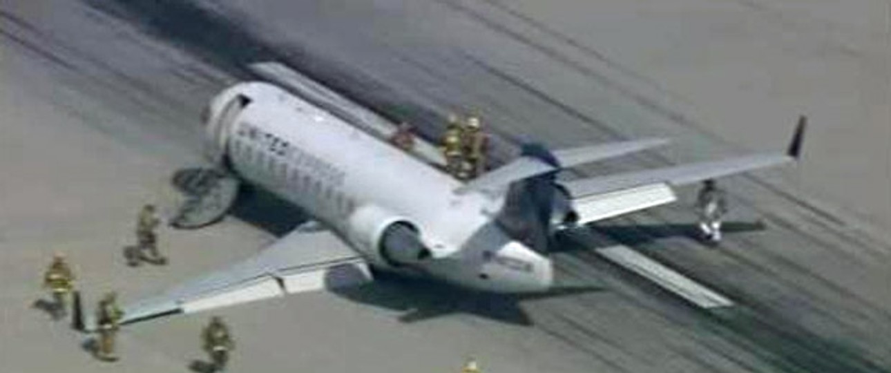 Bombardier Canadair CRJ200 von Skywest: Nichts passiert.