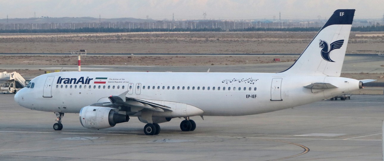 Airbus A320 von Iran Air: Trotz Sanktionen fliegen westliche Flugzeuge im Land.