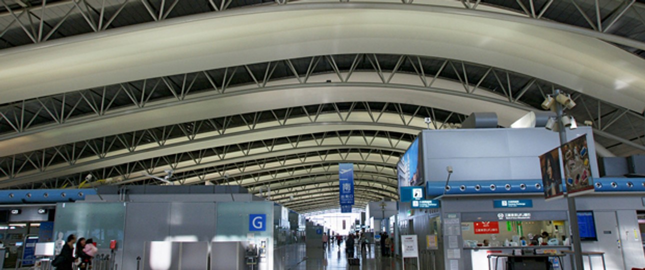 Kansai International Airport: Beim Gepäck vorbildlich.
