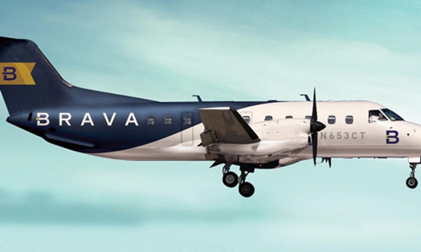Flieger in den Farben von Brava Linhas Aéreas: Momentan steht die Flotte am Boden.