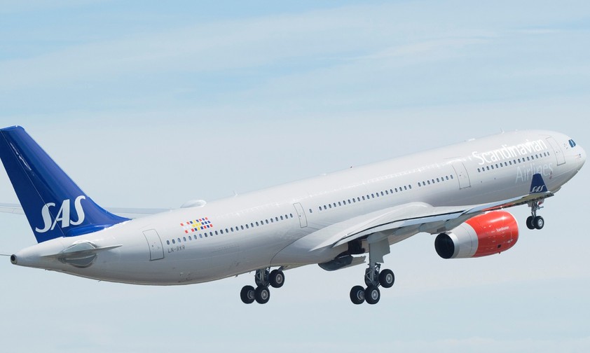 Airbus A330-300: Mit diesem Modell fliegt SAS von Kopenhagen nach Los Angeles.