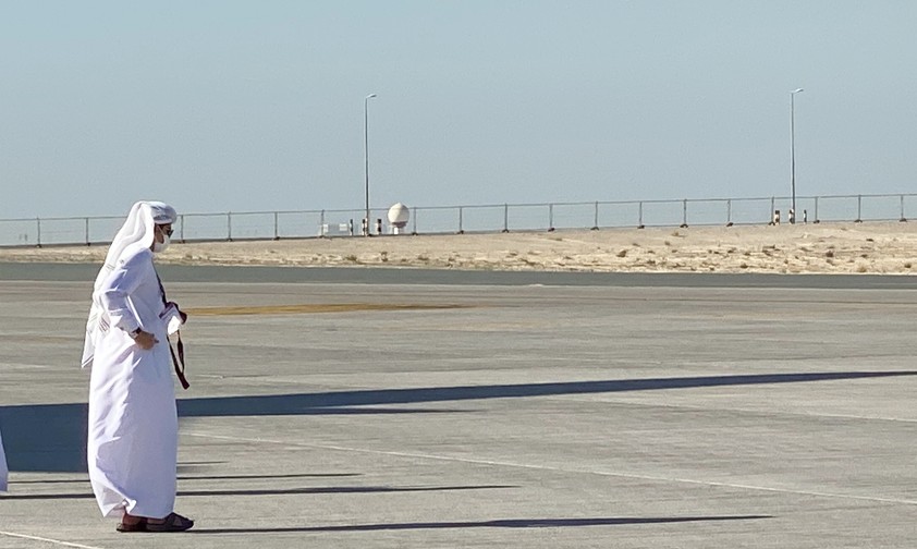 Flughafen Dubai World Central: Hier landete Abramovichs Boeing 787.
